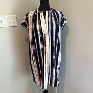 Vince striped dress with pockets